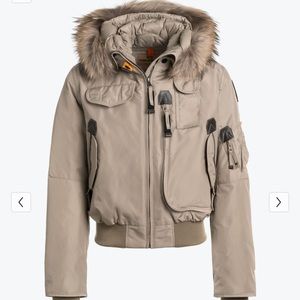 Kids tan Parajumpers jacket size 8